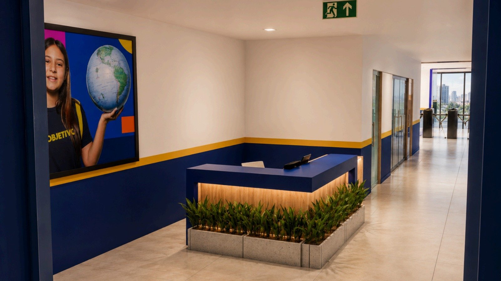 Entrada dos alunos